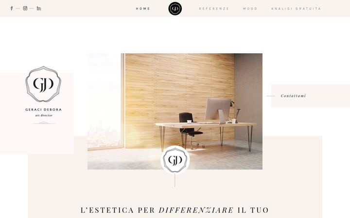 Screenshot of deborageraci.it