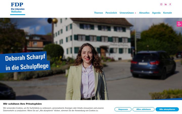 Screenshot of deborah-scharpf.ch
