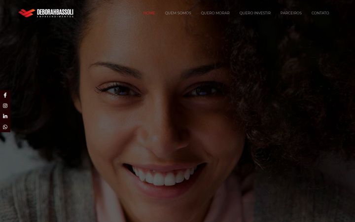 Screenshot of deborahbassoli.com