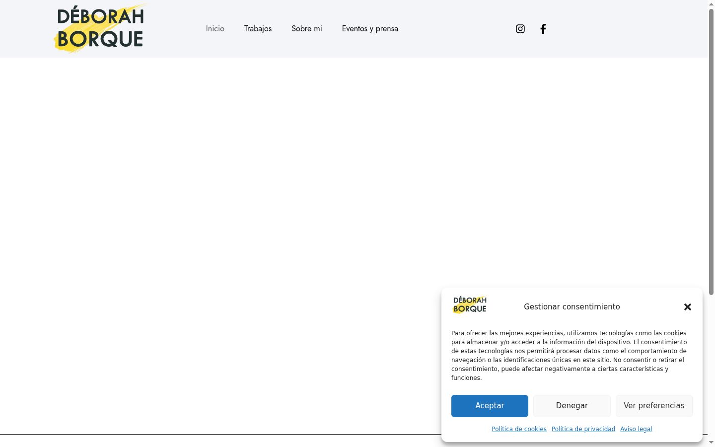Screenshot tal-banner tal-kunsens muri qabel kwalunkwe interazzjoni