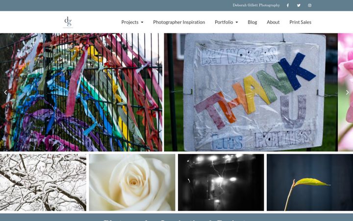 Screenshot of deborahgillett.co.uk