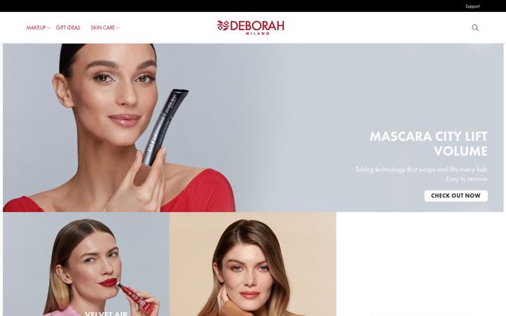 Screenshot of deborahmilano.com
