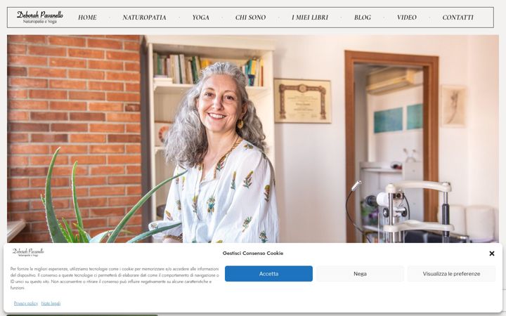 Screenshot of deborahpavanello.it