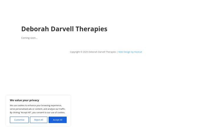 Screenshot of deborahtherapies.co.uk