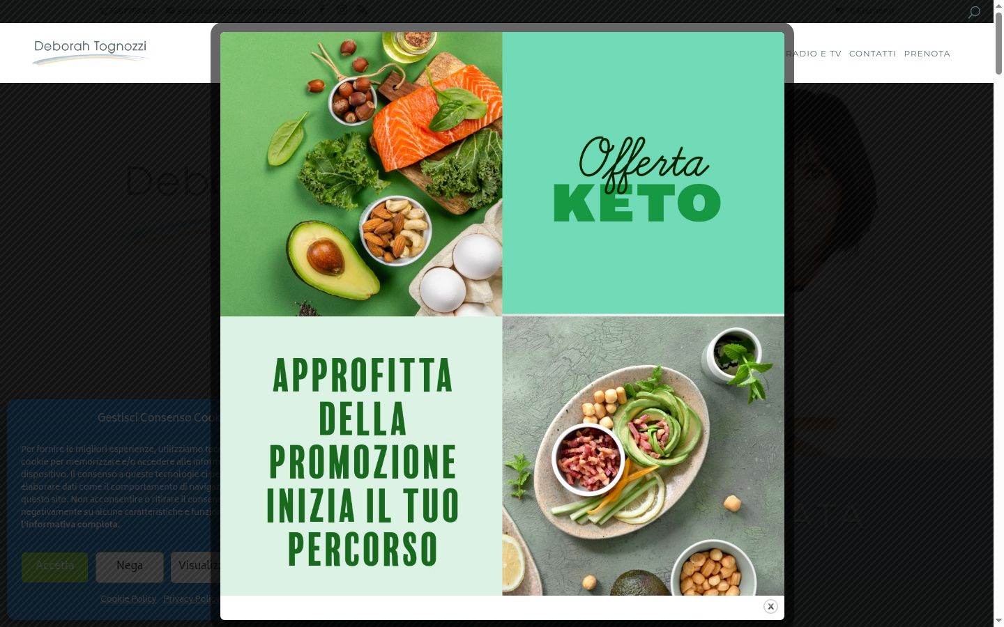 Sutikimo reklamjuostės, rodytos prieš bet kokią sąveiką, ekrano kopija