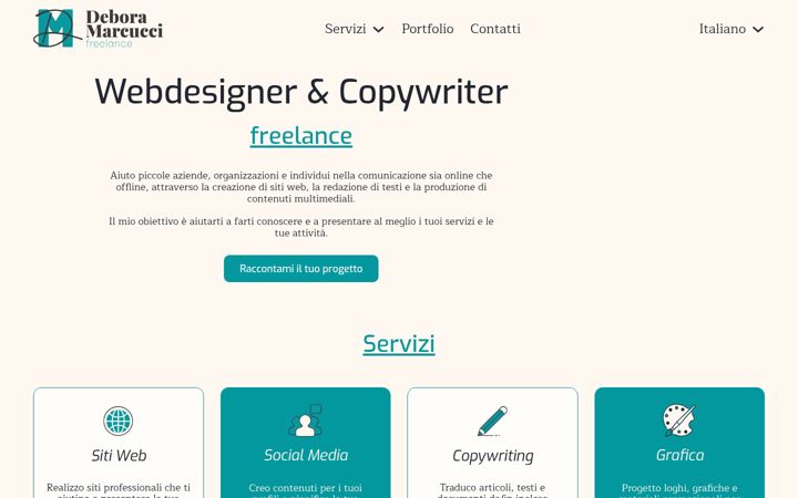 Screenshot of deboramarcucci.it