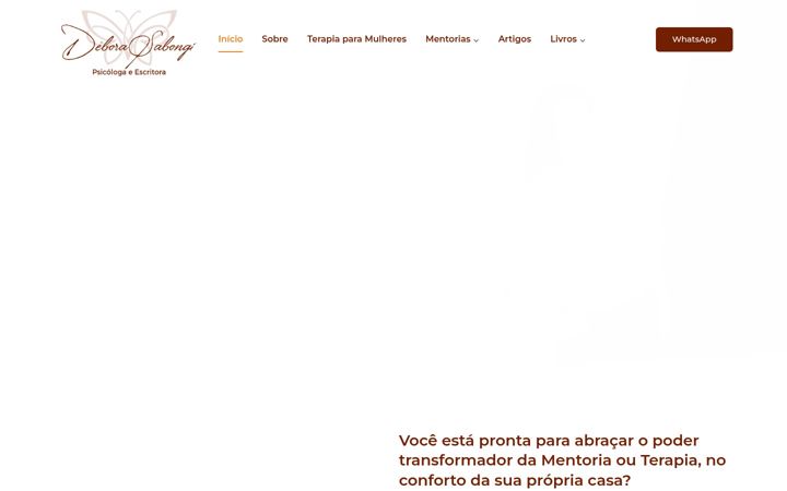 Képernyőkép: deborasabongi.com.br