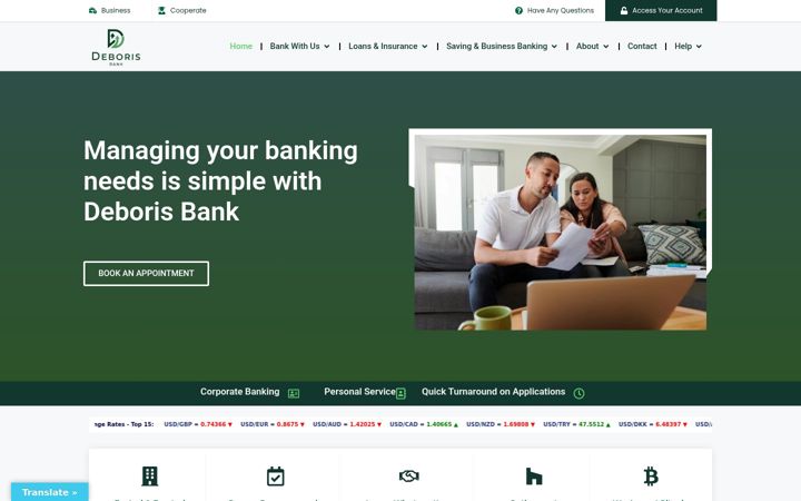 Screenshot of deboris.com