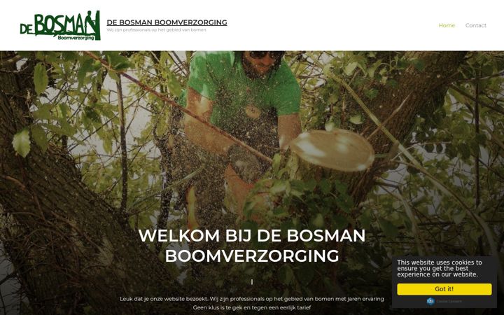 Ekrānuzņēmums no debosmanboomverzorging.nl