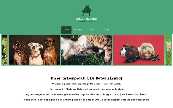 Screenshot of debotaniekenhof.be