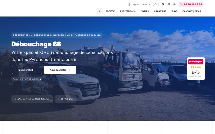 Screenshot of debouchagedu66.com