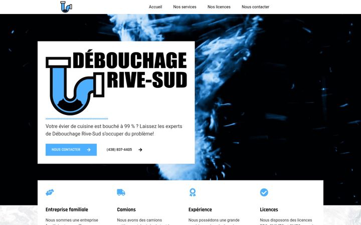 Screenshot of debouchagerivesud.com