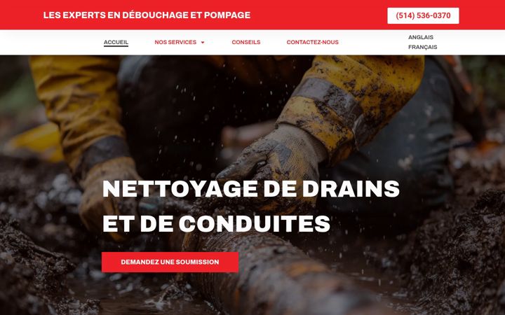 Screenshot of debouchagesv.com