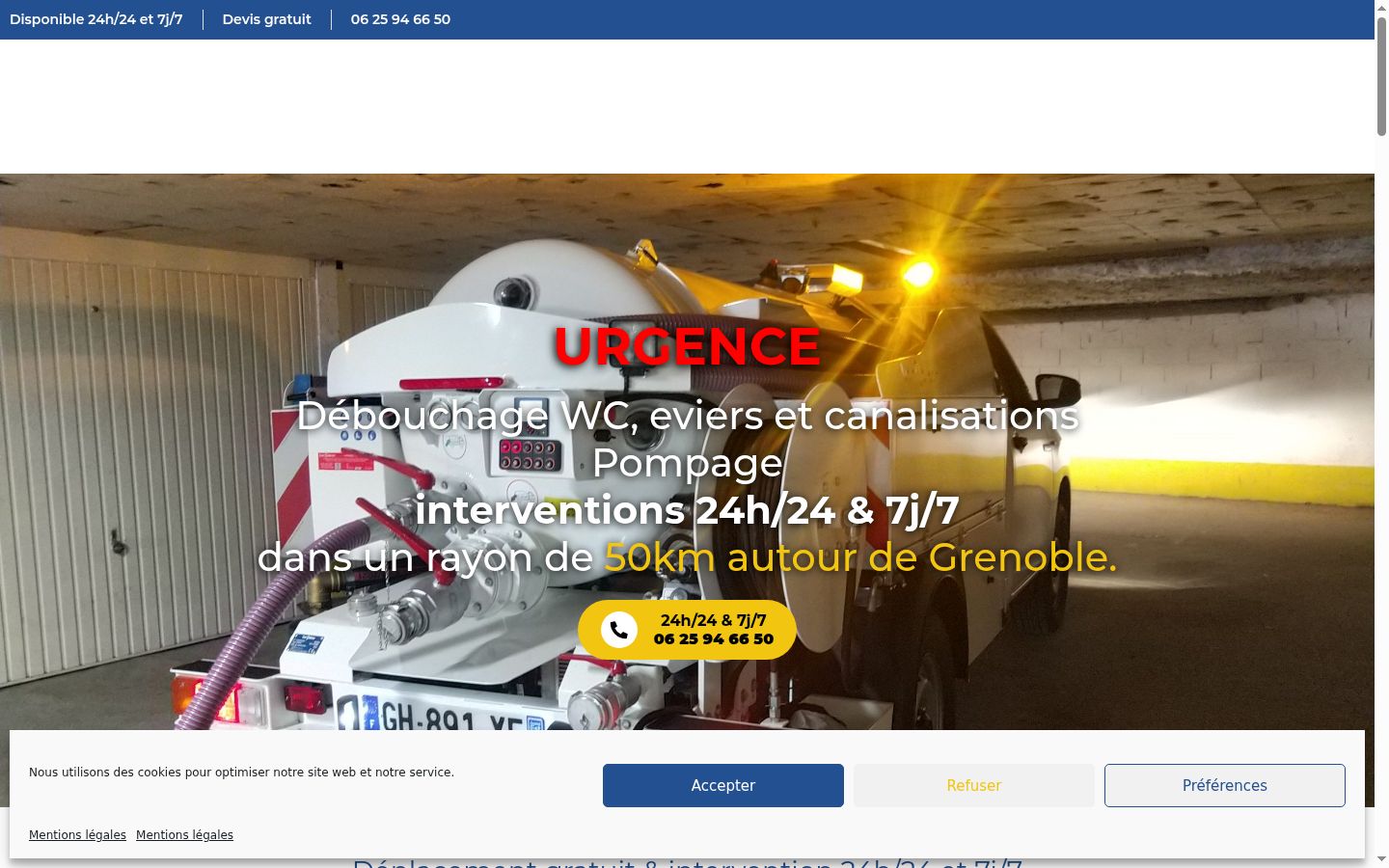 Snímek obrazovky baneru souhlasu zobrazeného před jakoukoli interakcí