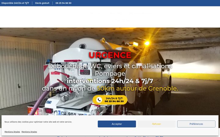Skjermbilde av debouche-express.fr