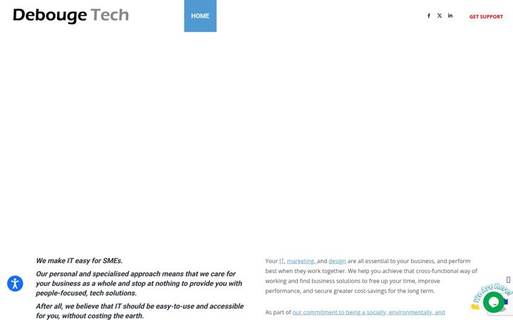 Screenshot of debouge.co.uk