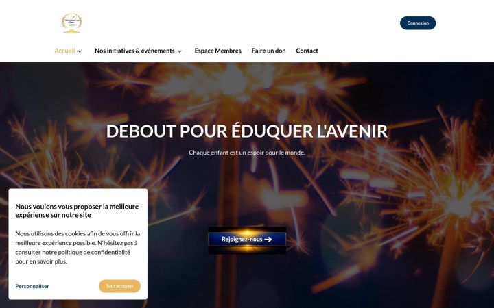 Screenshot of deboutpoureduquerlavenir.com