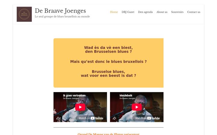 Screenshot of debraavejoenges.be