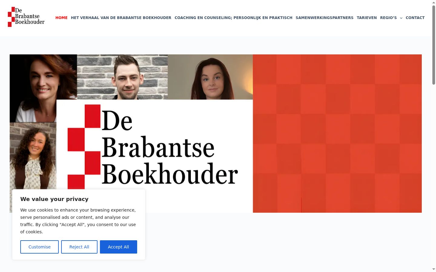 Capture d'écran de la bannière de consentement affichée avant toute interaction