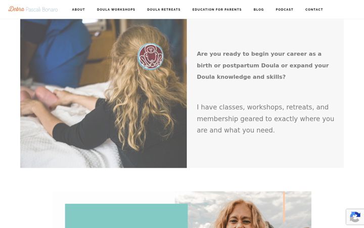 Screenshot of debrapascalibonaro.com