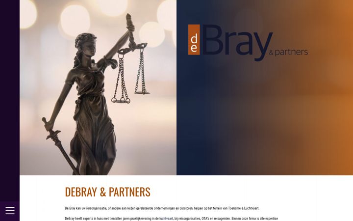 Captura de ecrã de debray.nl