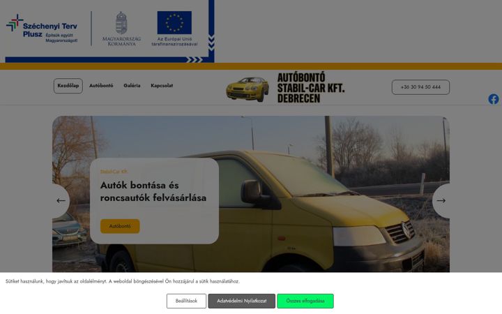 Screenshot του debreceniautobonto.hu