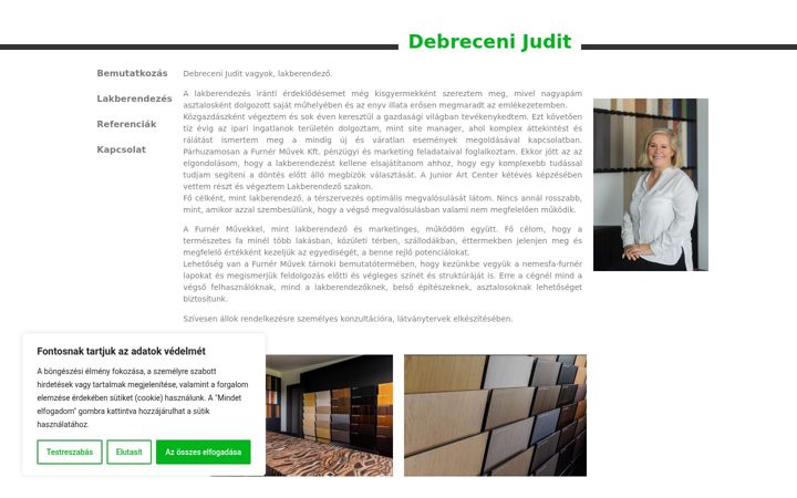 Screenshot του debrecenijudit.hu