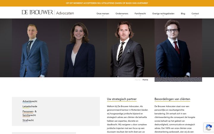 Captura de ecrã de debrouweradvocaten.nl