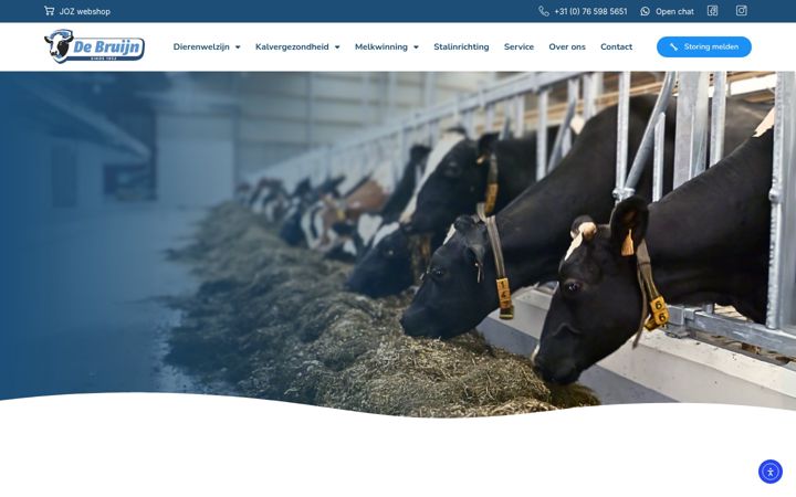 Screenshot of debruijnagri.com