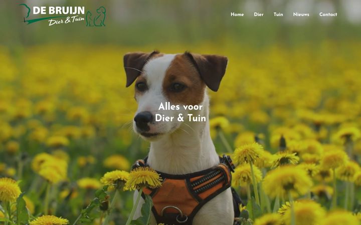 Captura de ecrã de debruijndierentuin.nl