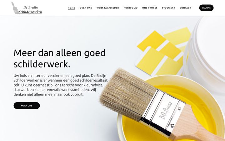 Screenshot of debruijnschilderwerken.com