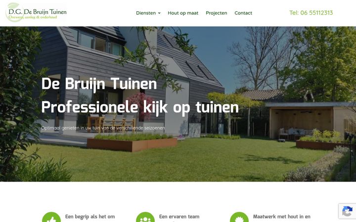 Ekrānuzņēmums no debruijntuinen.nl