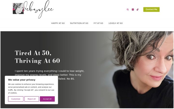 Screenshot of debsylee.com