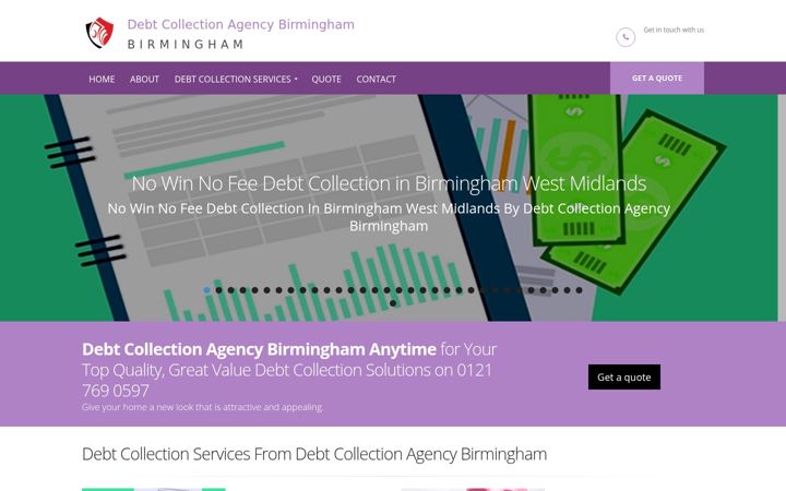 Snímek obrazovky debt-collection-agency-in-birmingham.co.uk