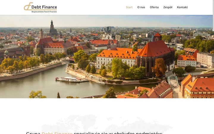 Screenshot von debt-finance.pl