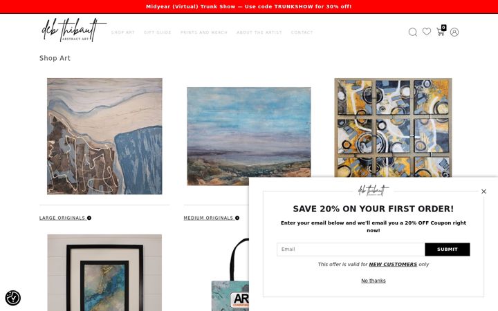 Screenshot of debthibault.com