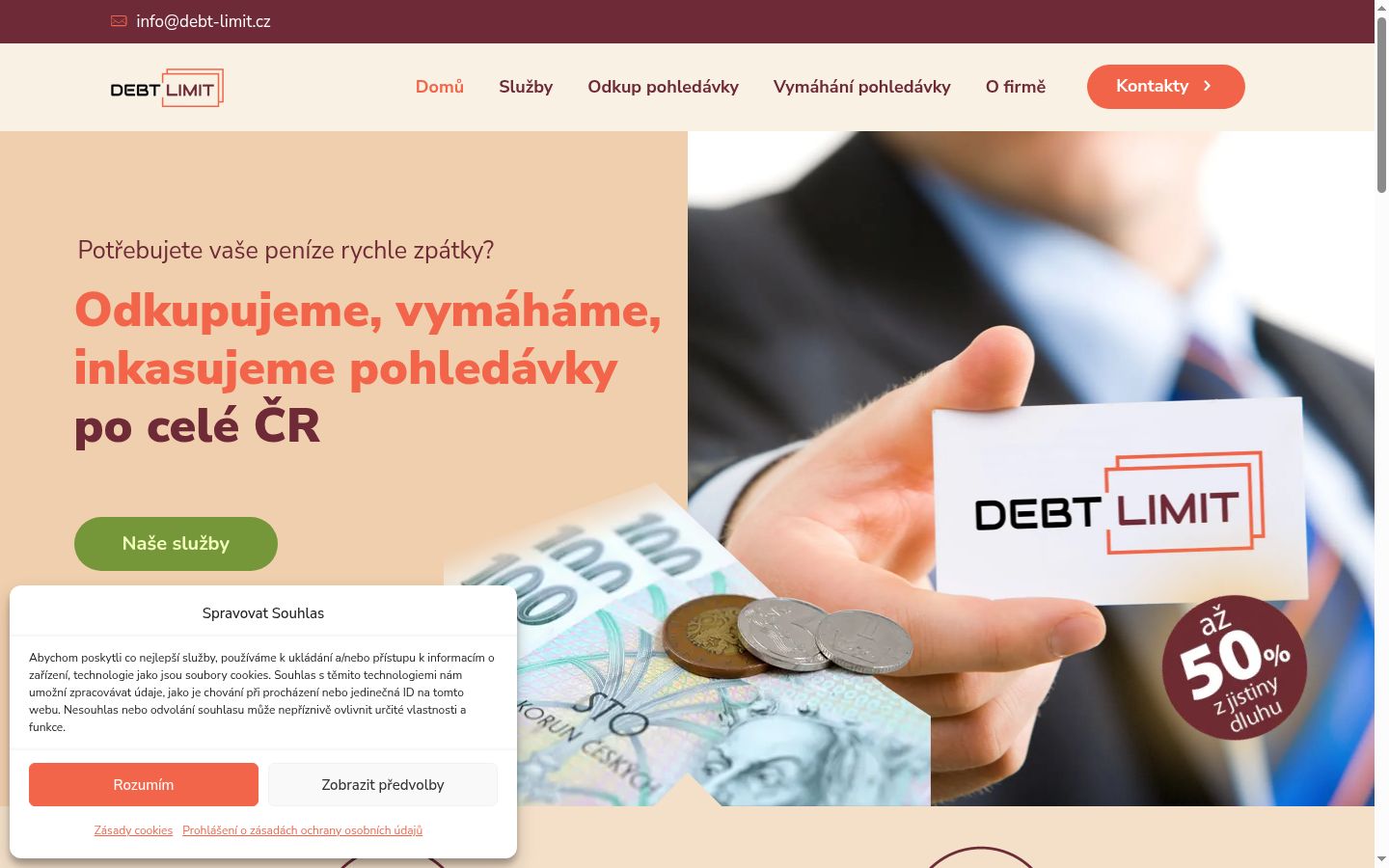Screenshot van de toestemmingsbanner zoals getoond vóór enige interactie