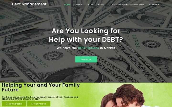 Snímek obrazovky debtmanagement.co.za