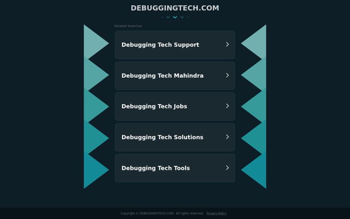 Screenshot of debuggingtech.com
