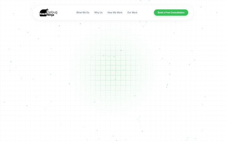 Screenshot of debugninja.com