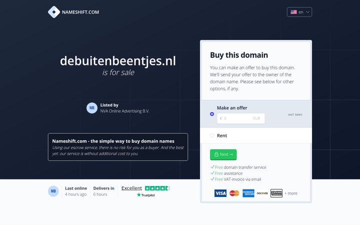 Ekrānuzņēmums no debuitenbeentjes.nl