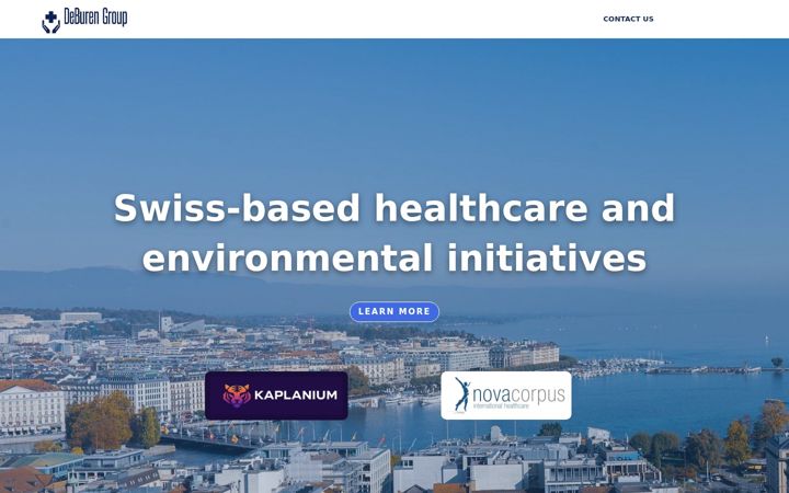 Screenshot of deburengroup.com