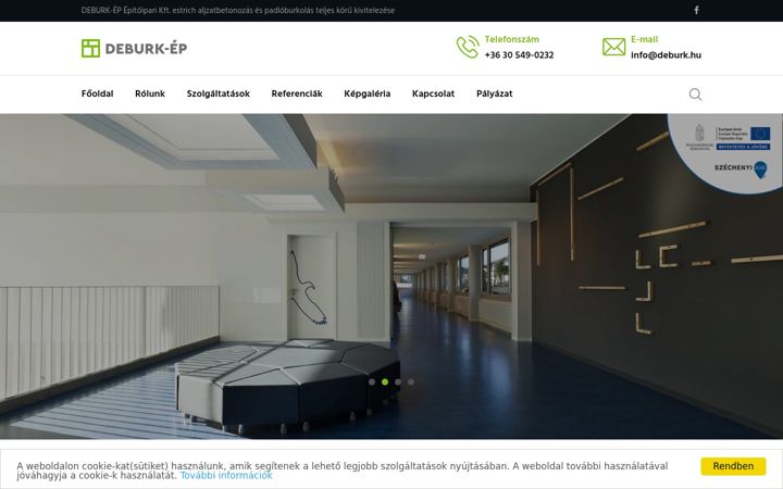 Screenshot von deburk.hu