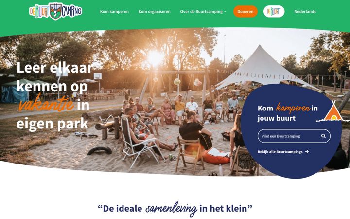 Screenshot of debuurtcamping.nl