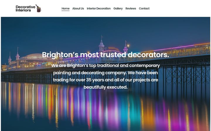 Screenshot of dec-interiors.co.uk