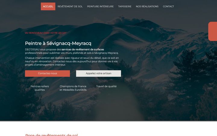 Snímek obrazovky dec-ossau.fr