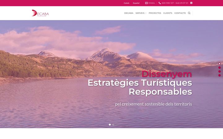 Screenshot of decabaturisme.com