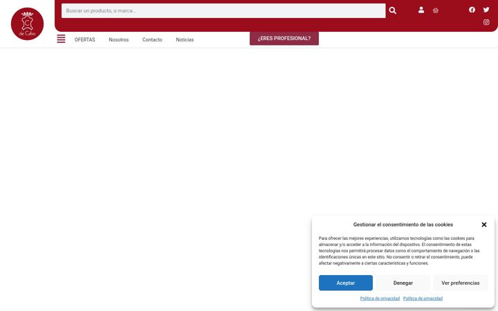 Screenshot ta' decabodecoracion.es