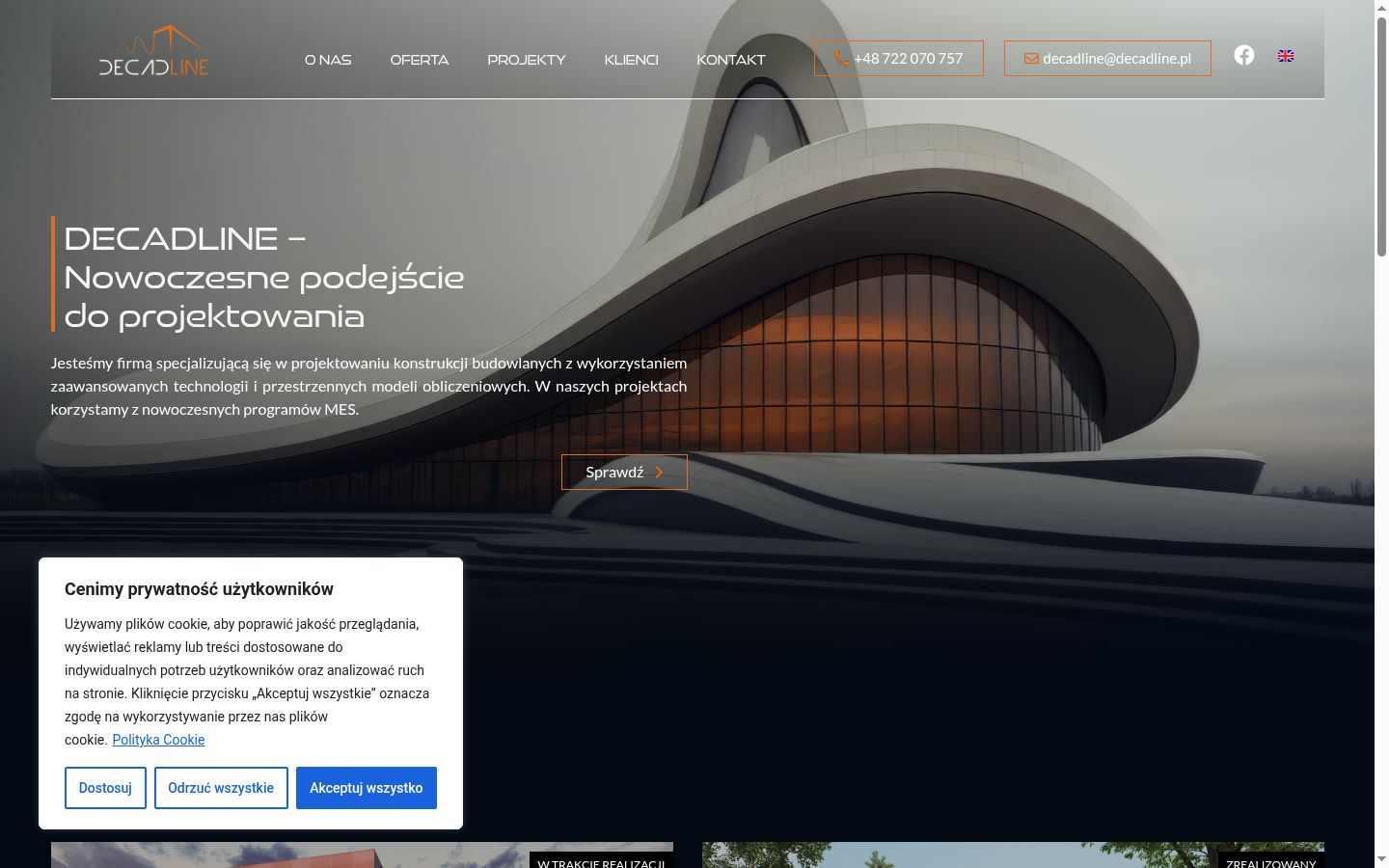 Capture d'écran de la bannière de consentement affichée avant toute interaction