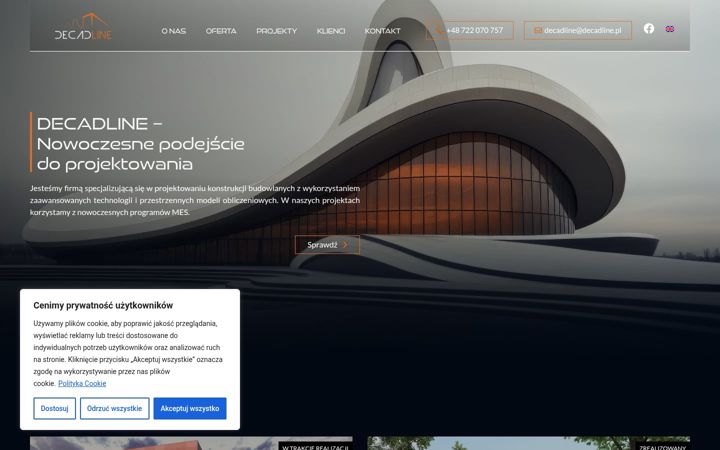 Screenshot von decadline.pl